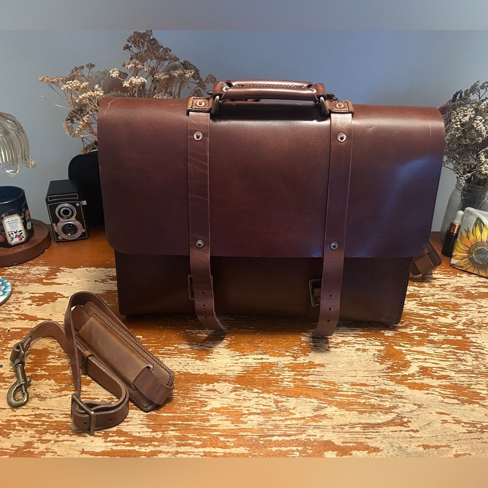 Satchel and Page 4 Way Briefcase - NWOT
